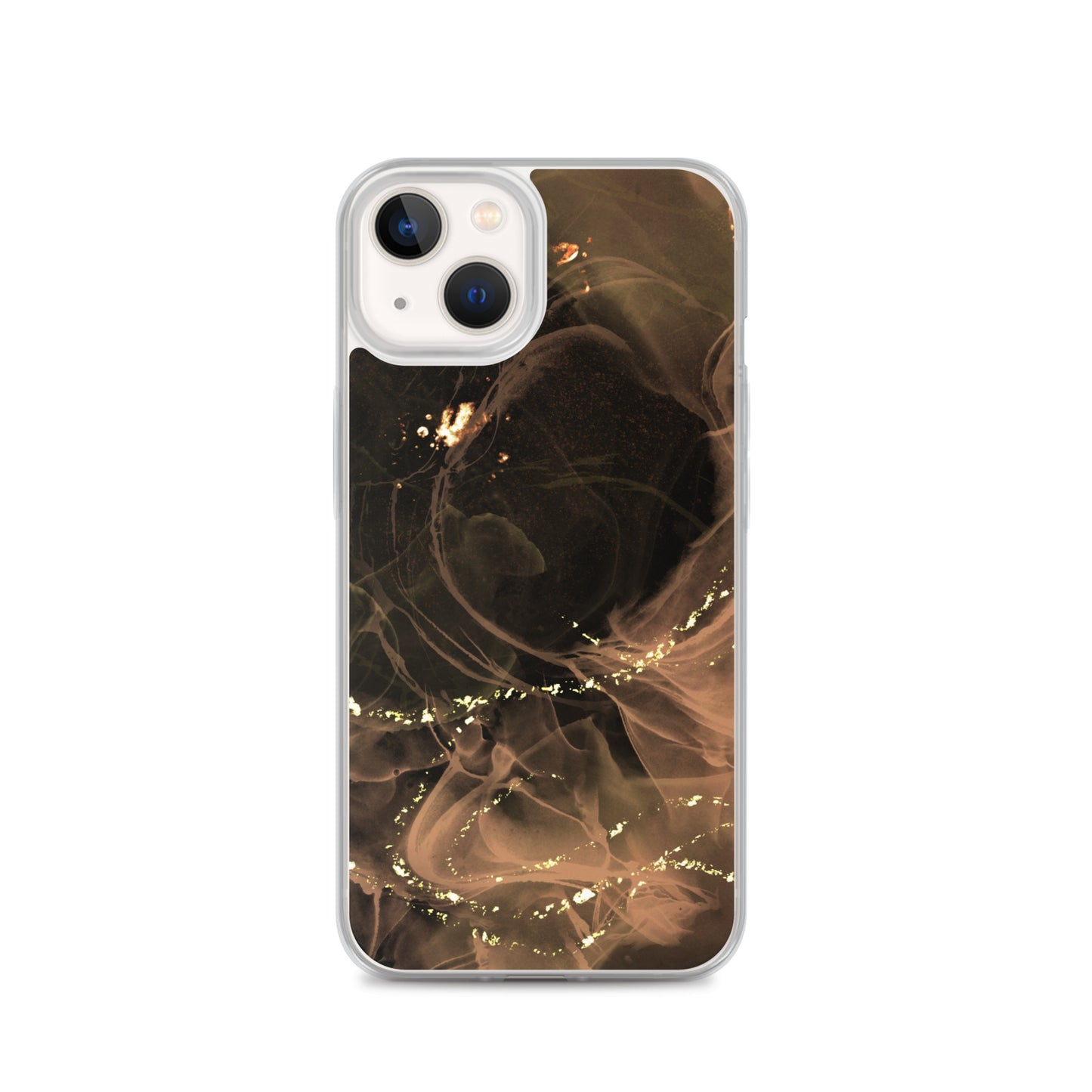 Gold Smoke Screen - Clear Case