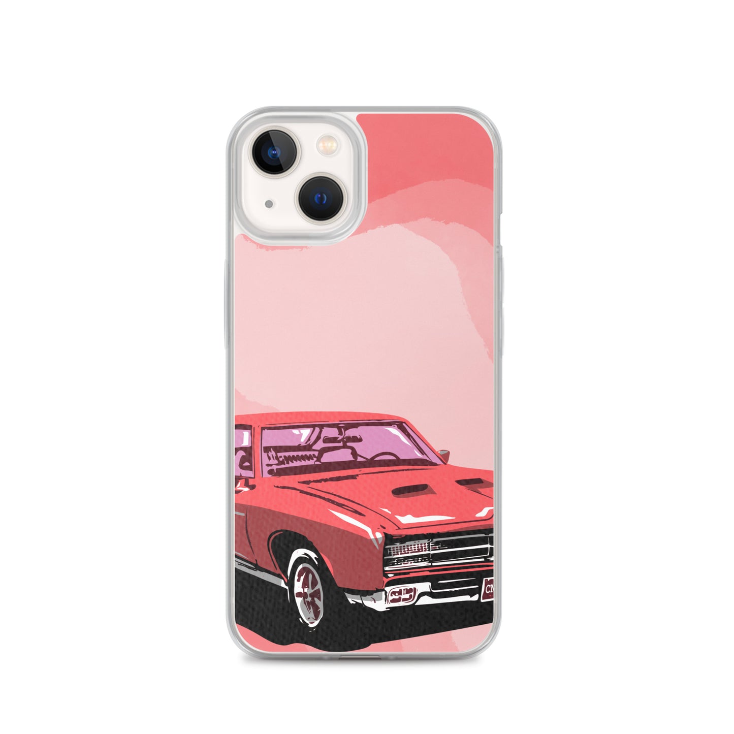 Pink Car - Clear Case