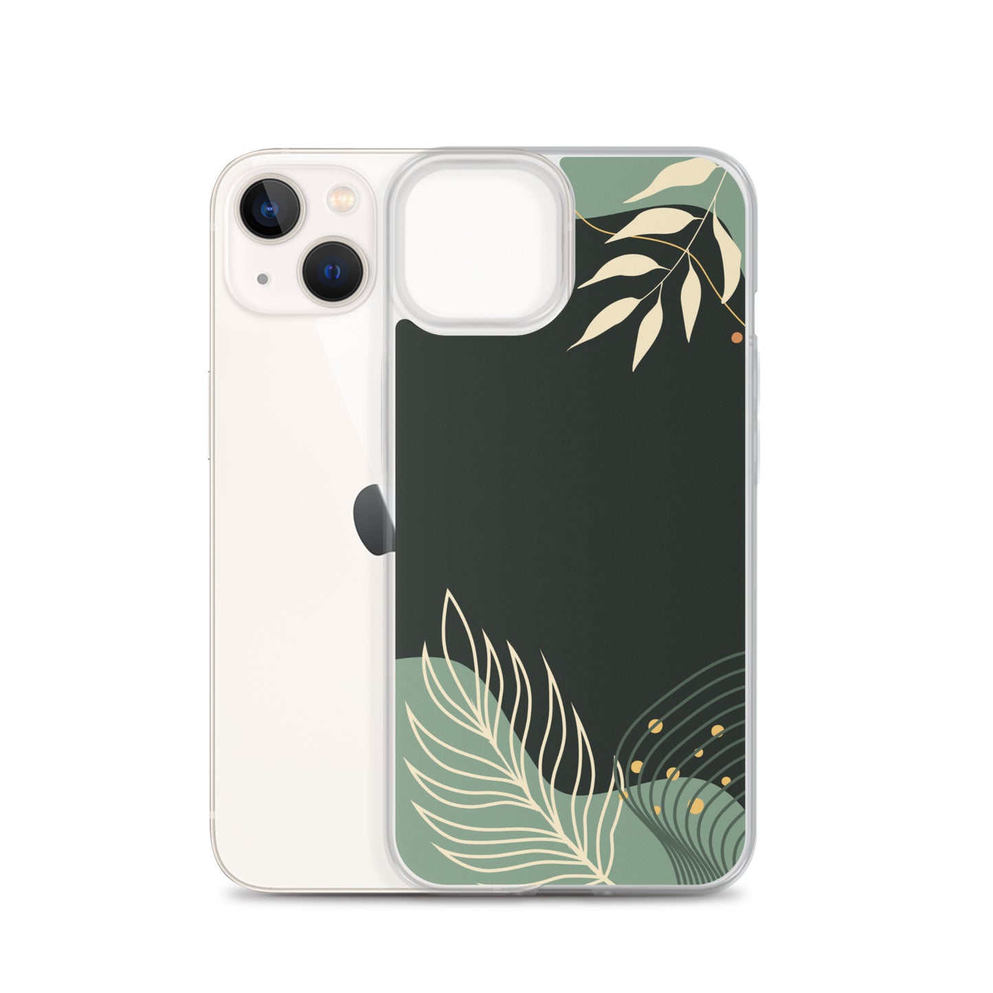 Floral Greenery - Clear Case