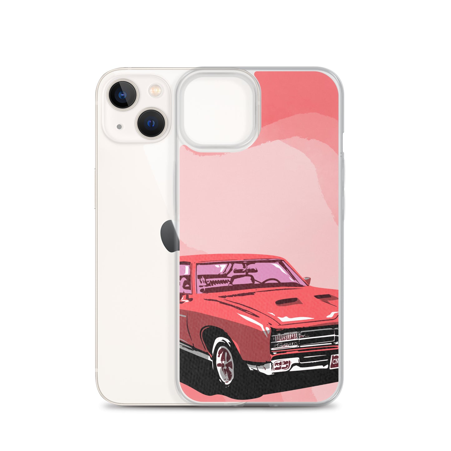 Pink Car - Clear Case