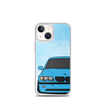 Blue Car - Clear Case