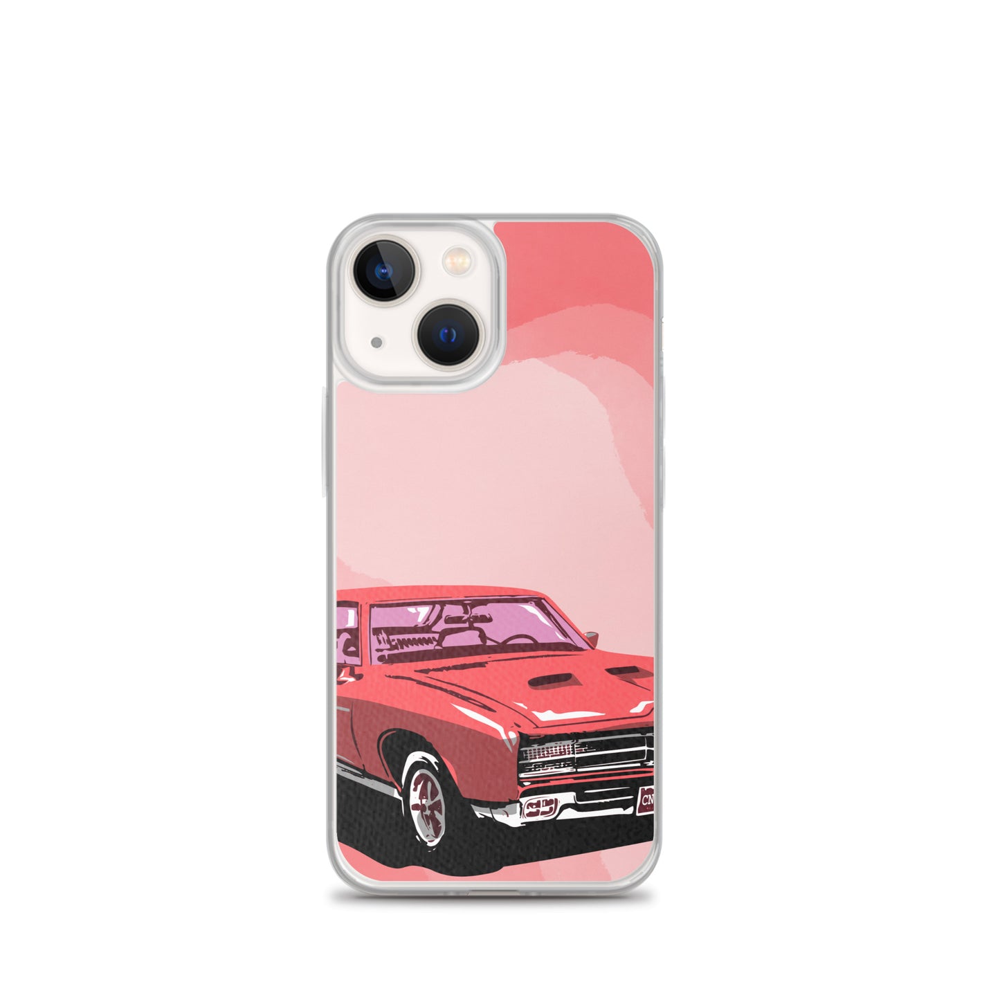 Pink Car - Clear Case