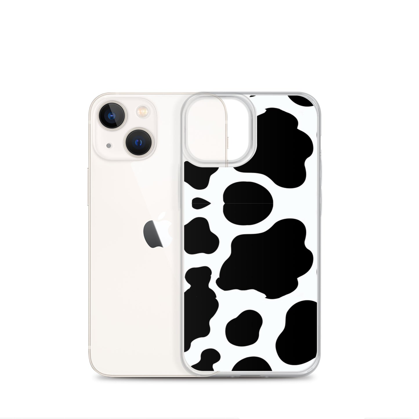 Cow Print - Clear Case