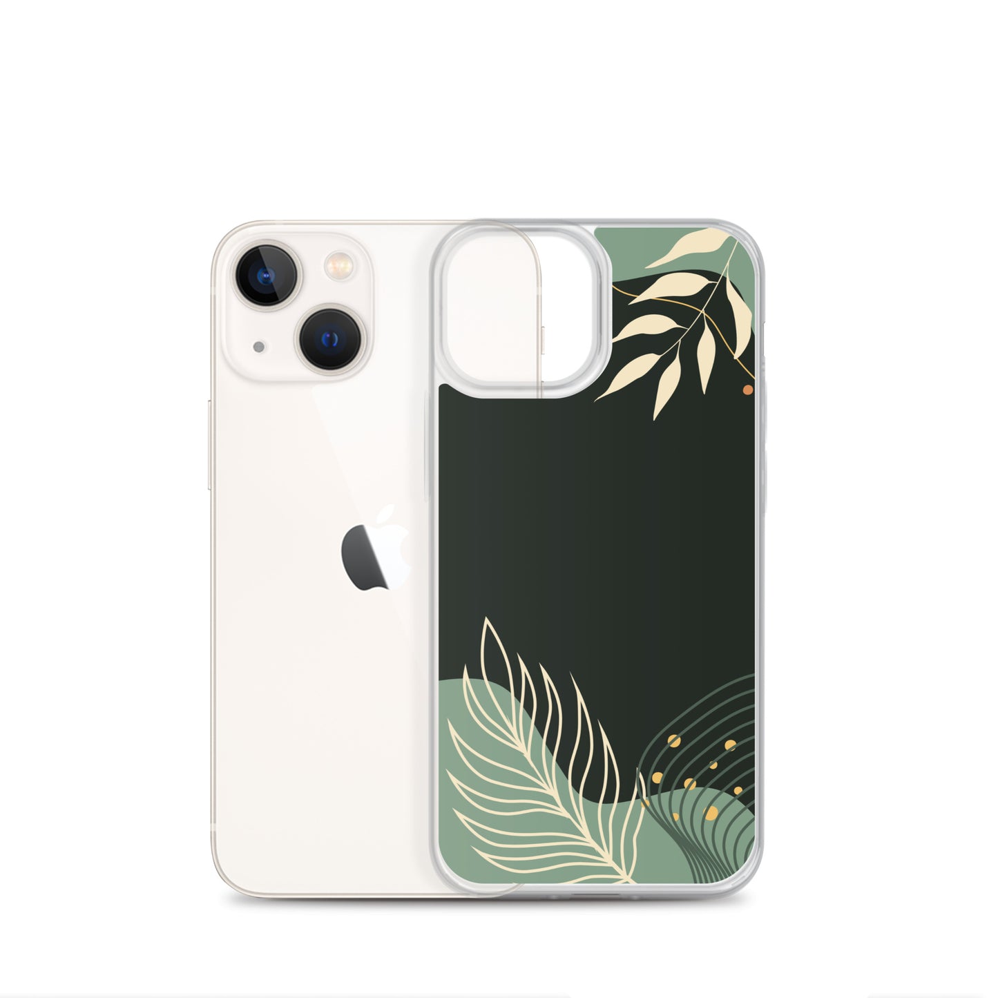 Floral Greenery - Clear Case