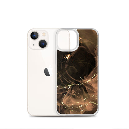 Gold Smoke Screen - Clear Case