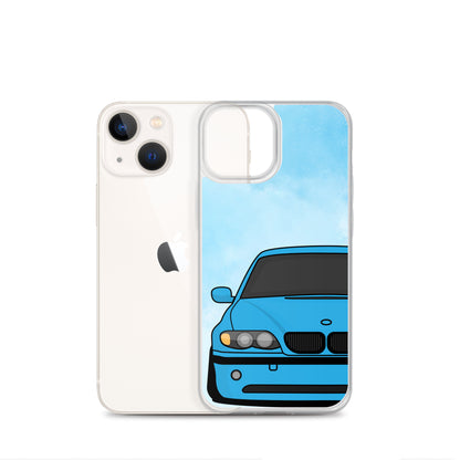 Blue Car - Clear Case