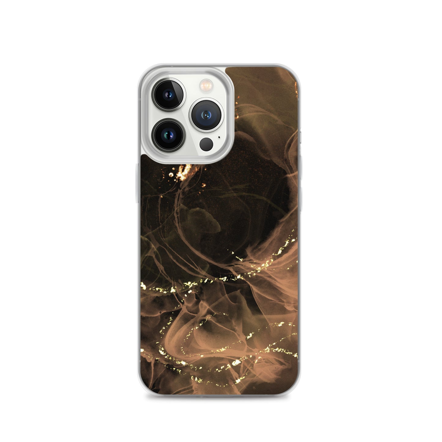 Gold Smoke Screen - Clear Case