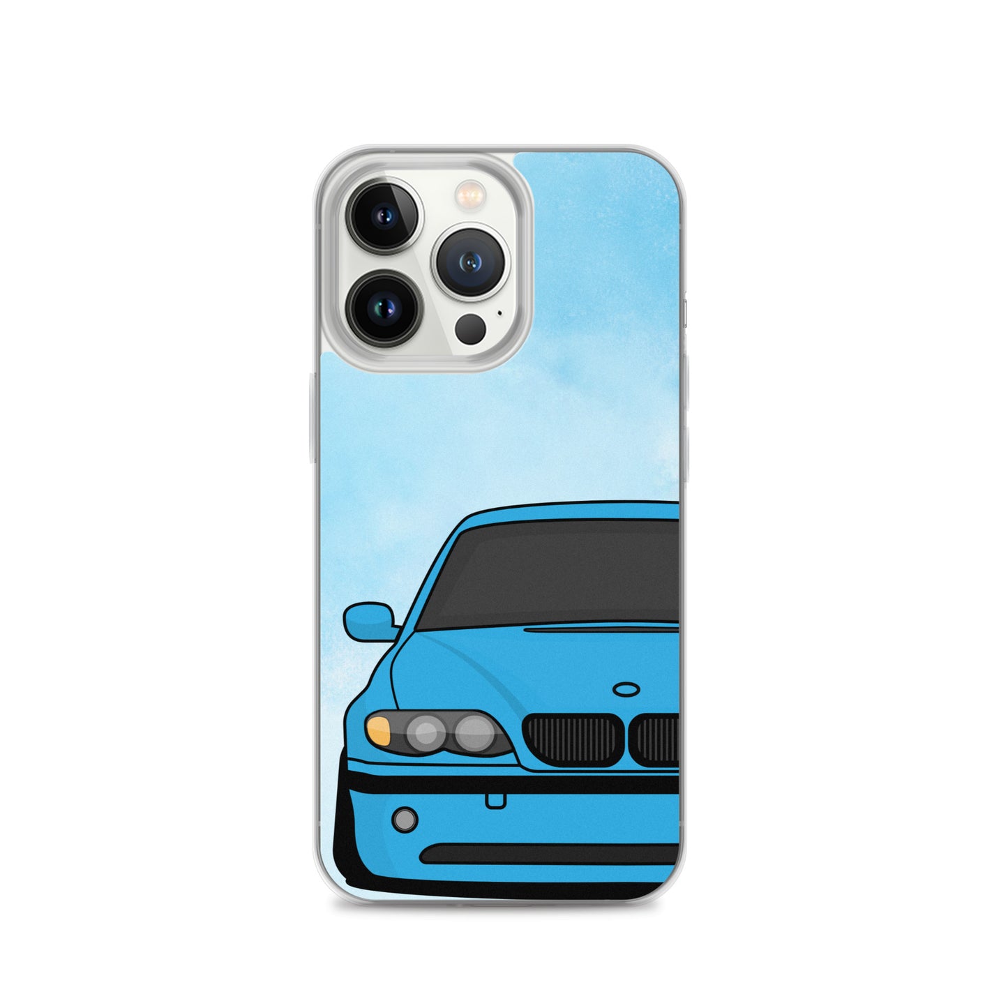 Blue Car - Clear Case