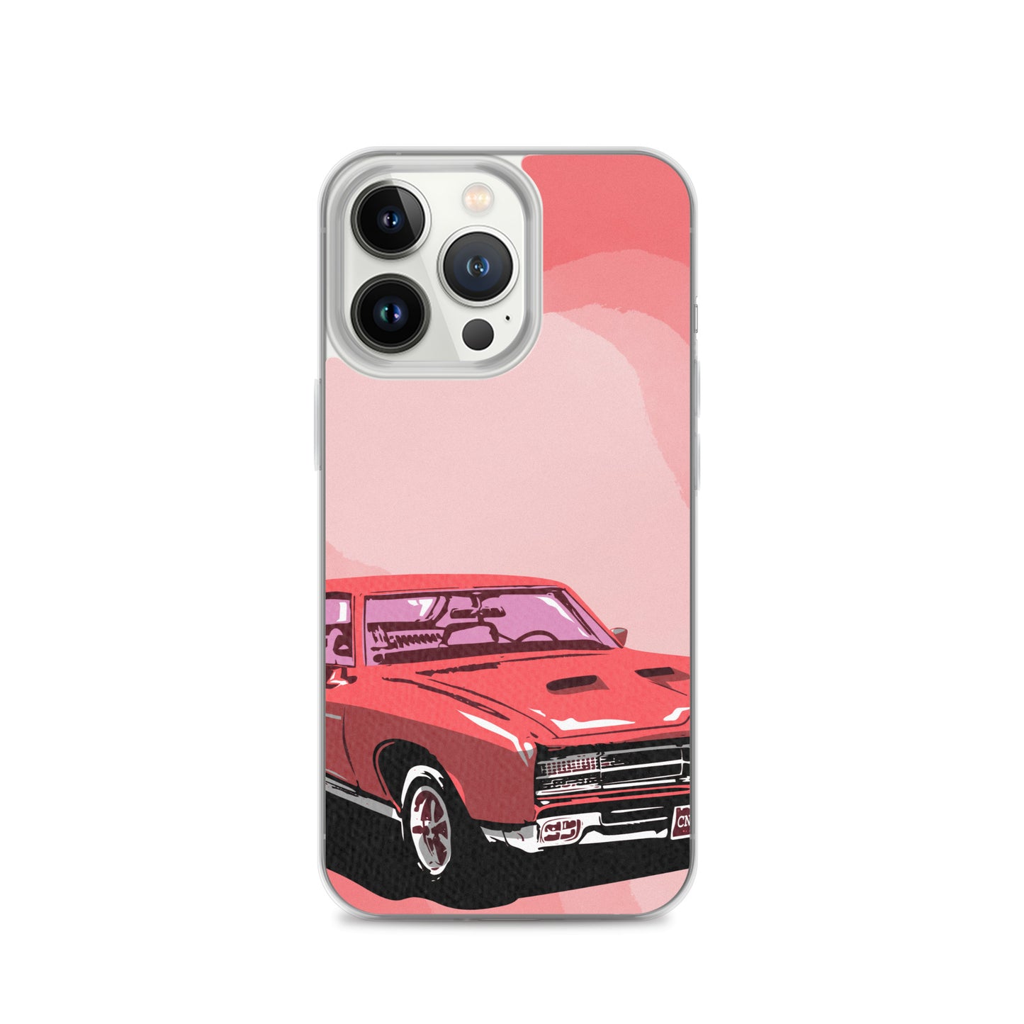 Pink Car - Clear Case