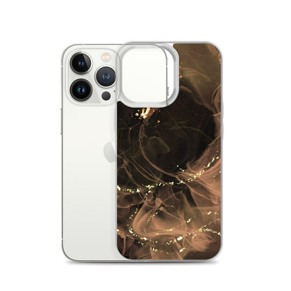 Gold Smoke Screen - Clear Case