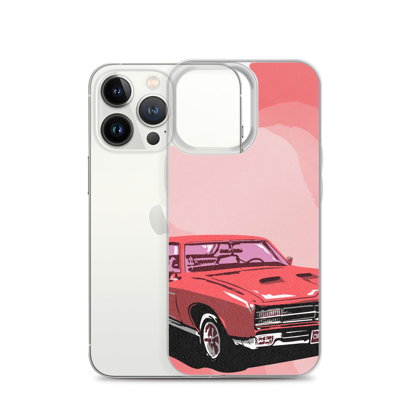 Pink Car - Clear Case