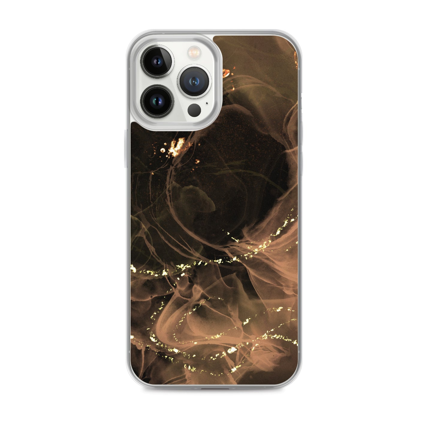 Gold Smoke Screen - Clear Case