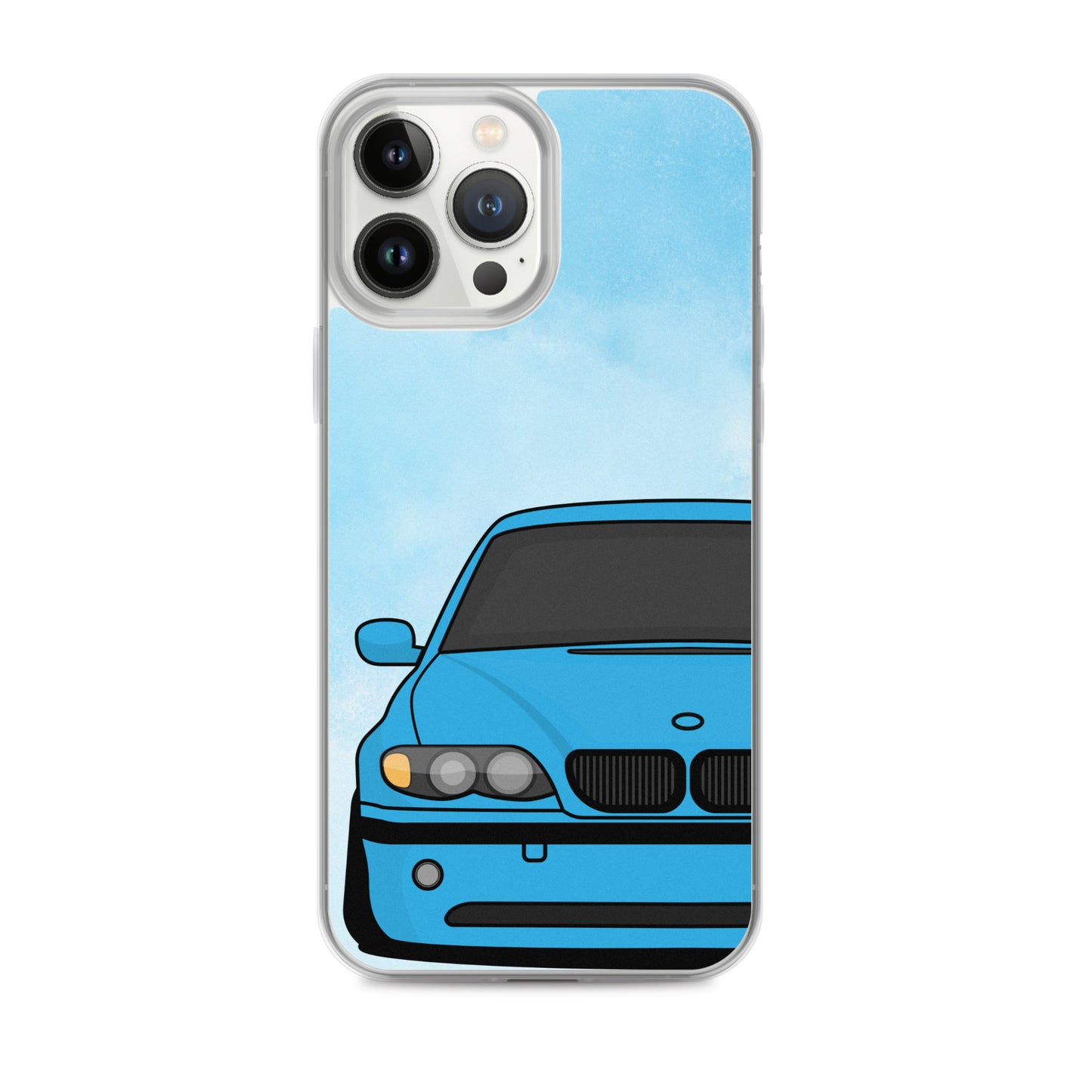 Blue Car - Clear Case