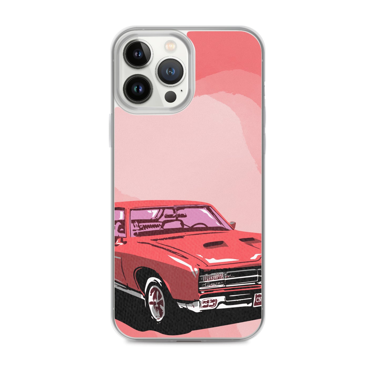 Pink Car - Clear Case