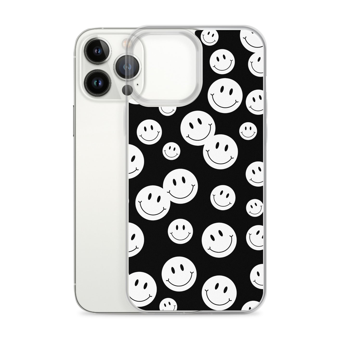 Black and White Smile - Clear Case