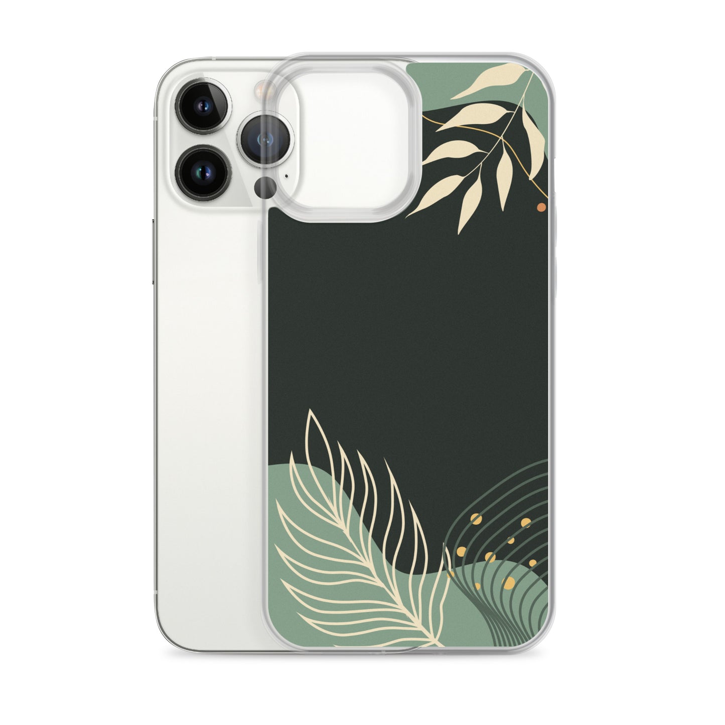 Floral Greenery - Clear Case