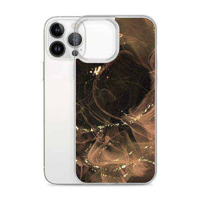 Gold Smoke Screen - Clear Case