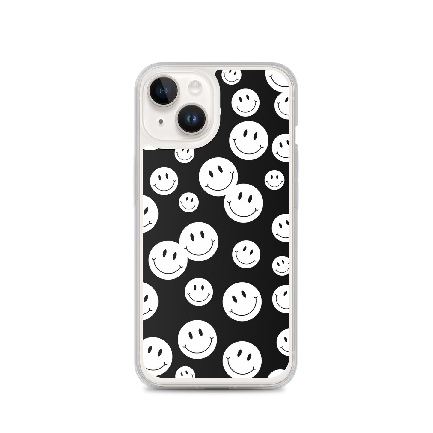 Black and White Smile - Clear Case