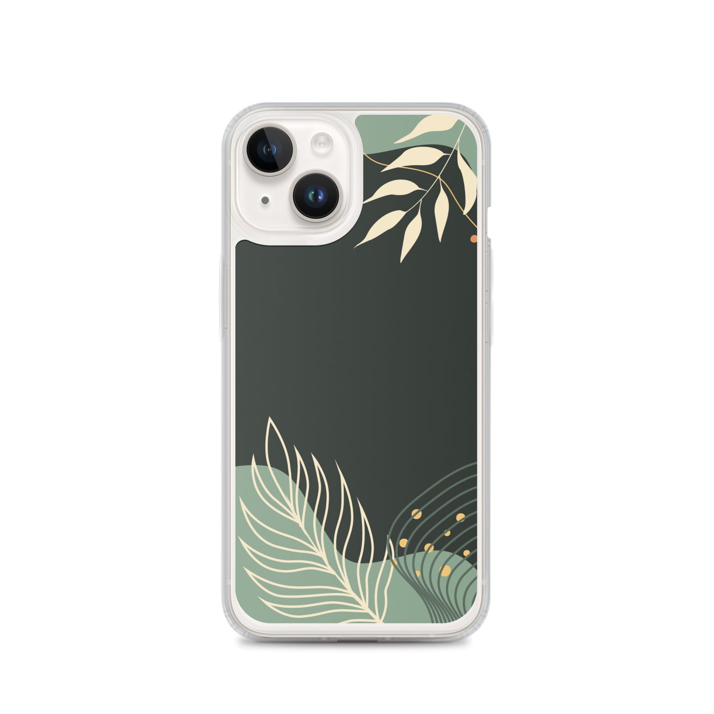 Floral Greenery - Clear Case