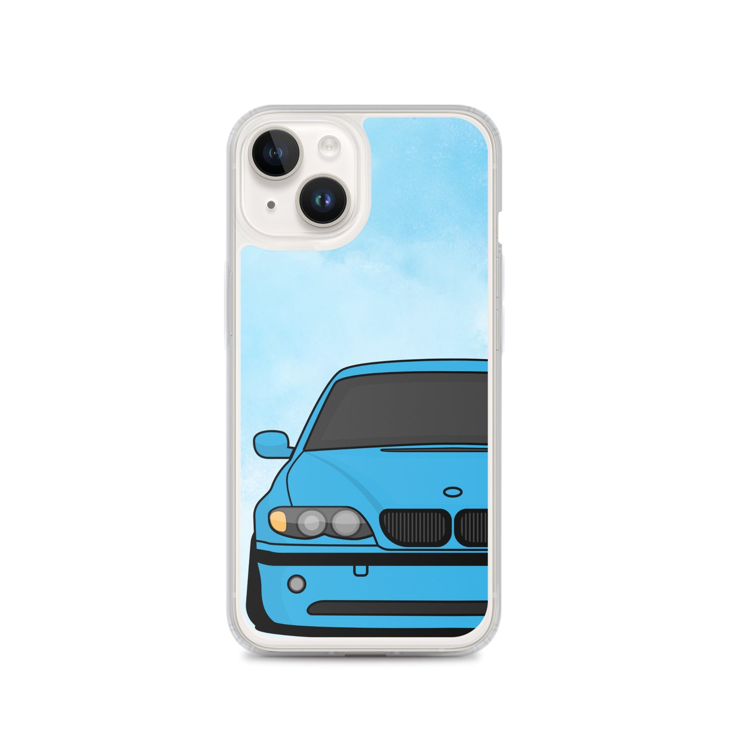 Blue Car - Clear Case