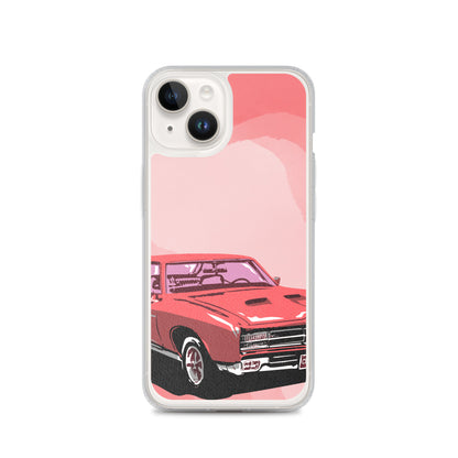 Pink Car - Clear Case