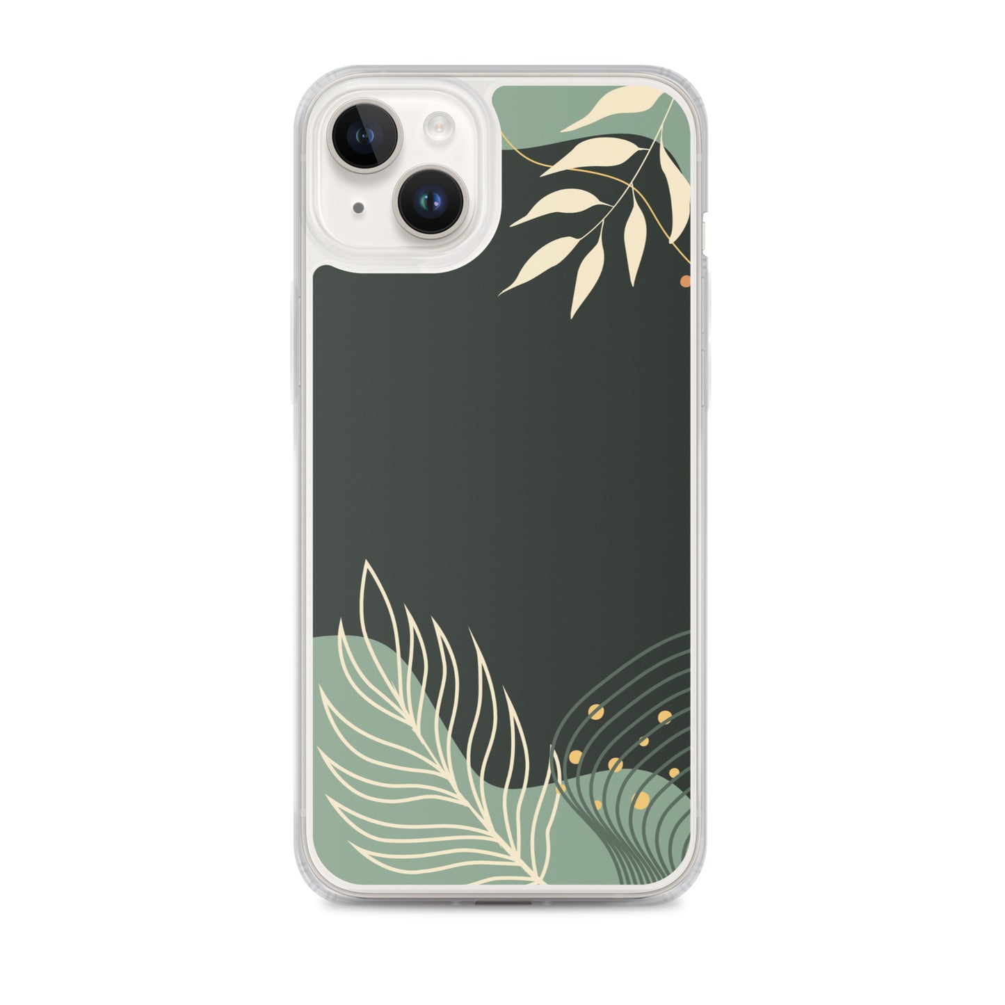 Floral Greenery - Clear Case