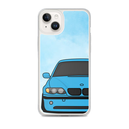 Blue Car - Clear Case