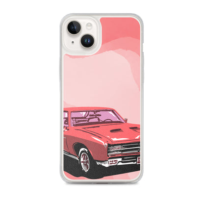 Pink Car - Clear Case