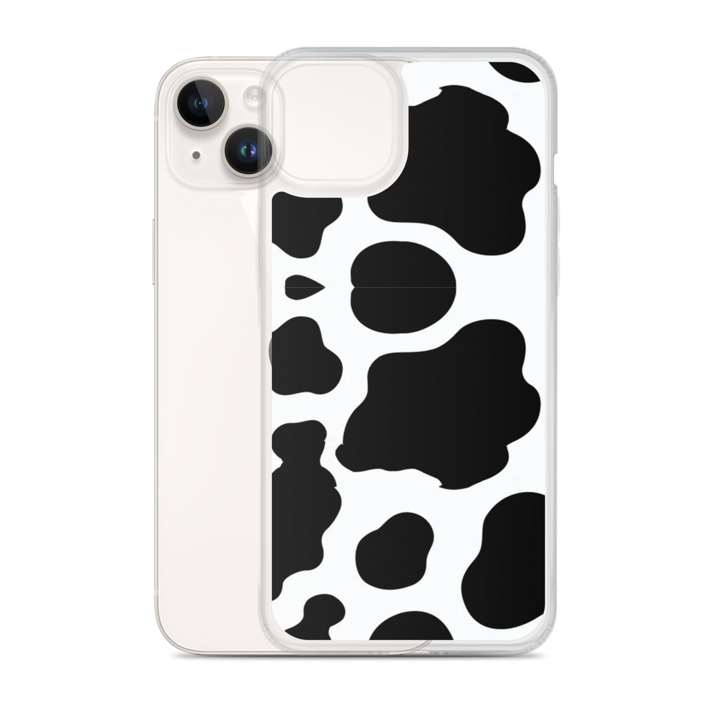 Cow Print - Clear Case