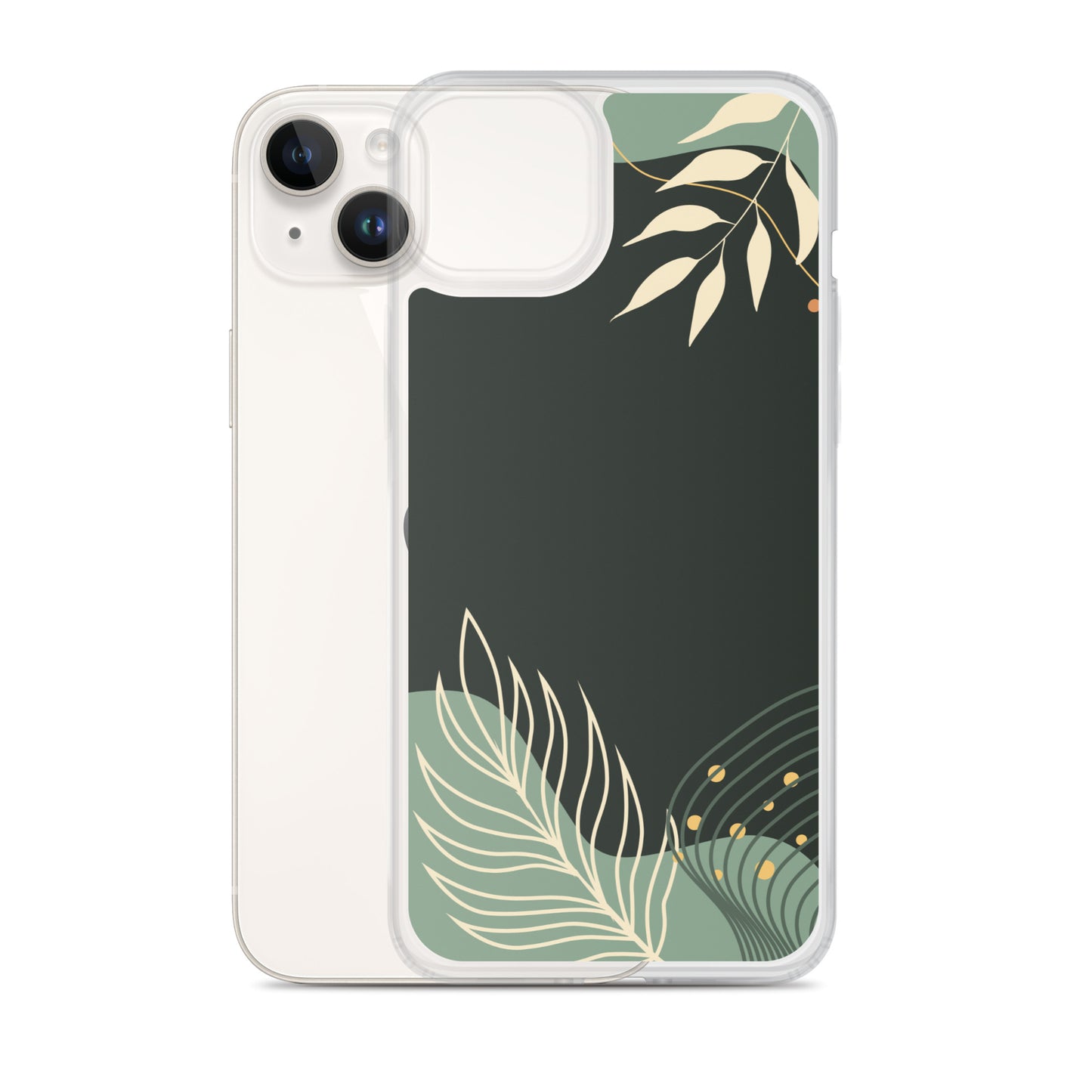 Floral Greenery - Clear Case