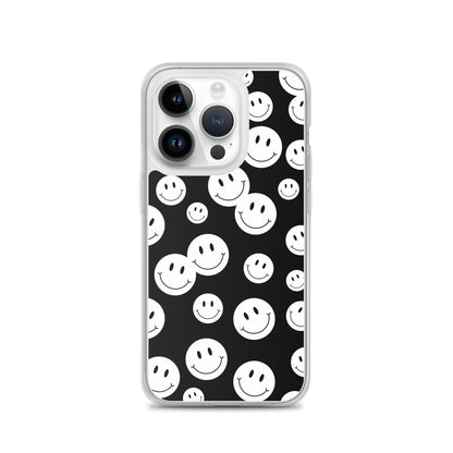 Black and White Smile - Clear Case