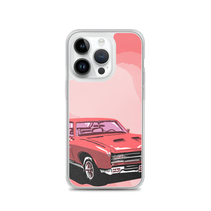 Pink Car - Clear Case