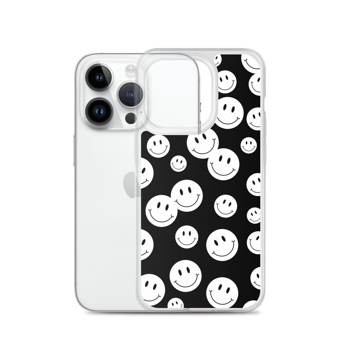 Black and White Smile - Clear Case