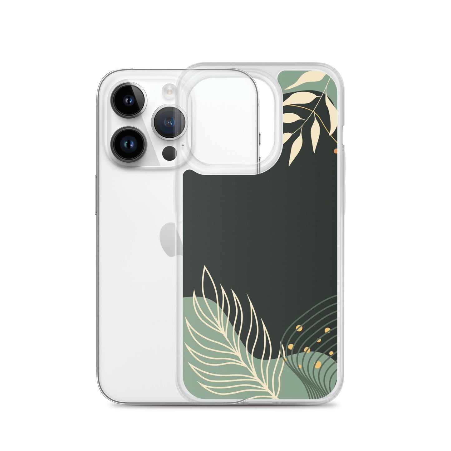 Floral Greenery - Clear Case