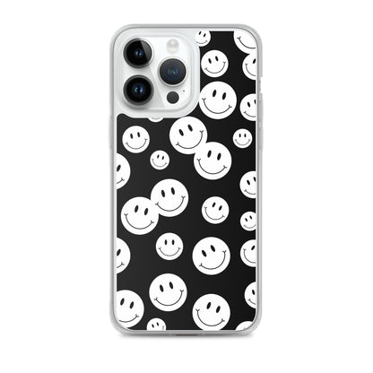 Black and White Smile - Clear Case