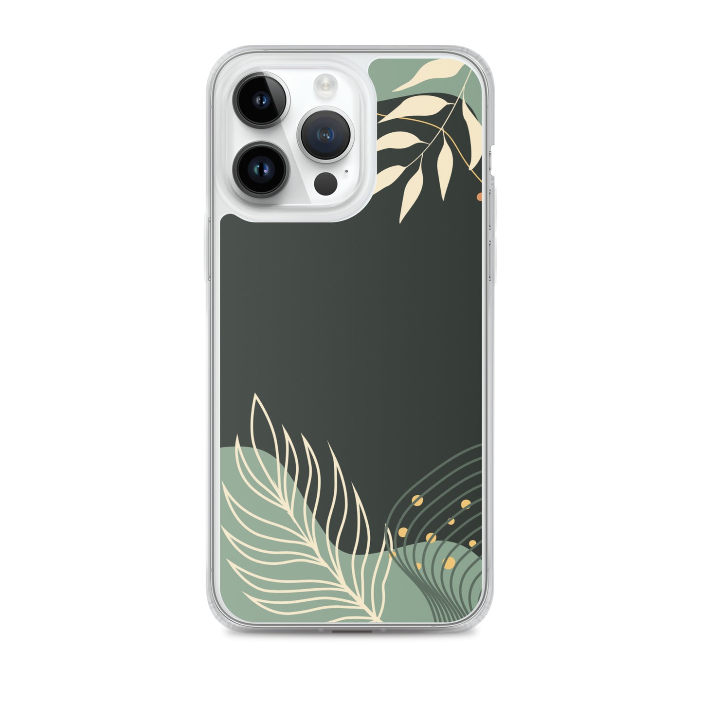 Floral Greenery - Clear Case