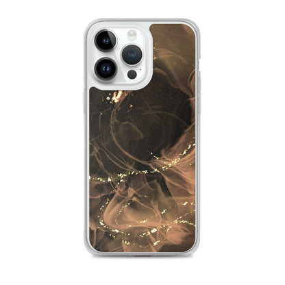 Gold Smoke Screen - Clear Case