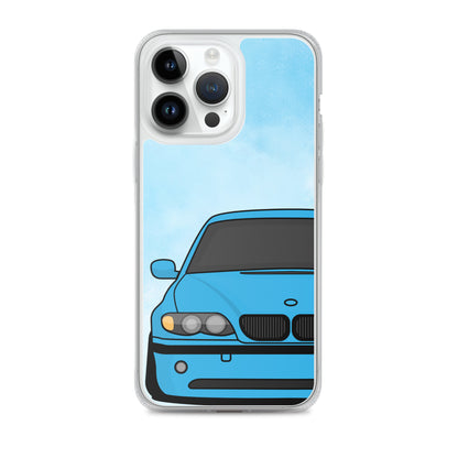 Blue Car - Clear Case