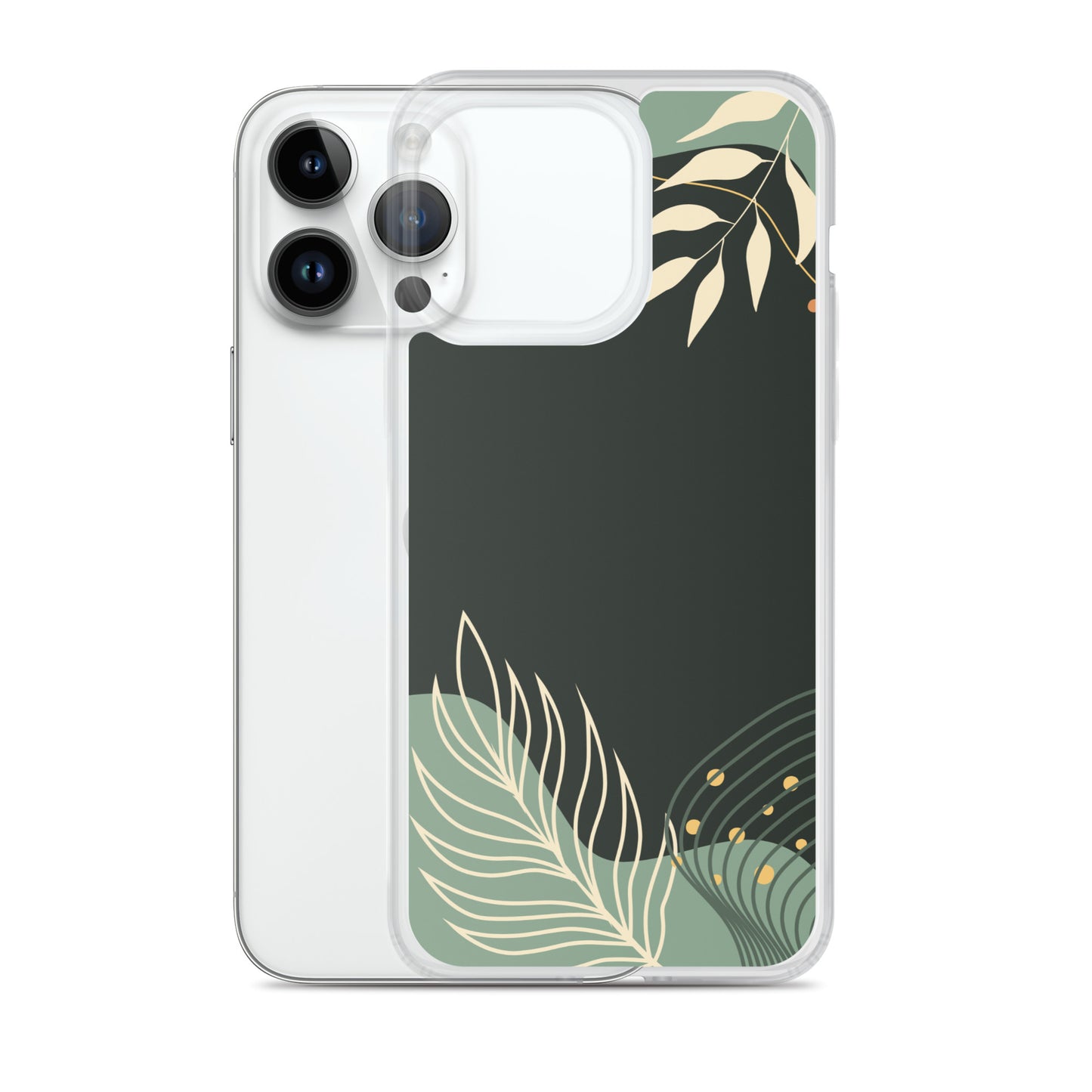 Floral Greenery - Clear Case