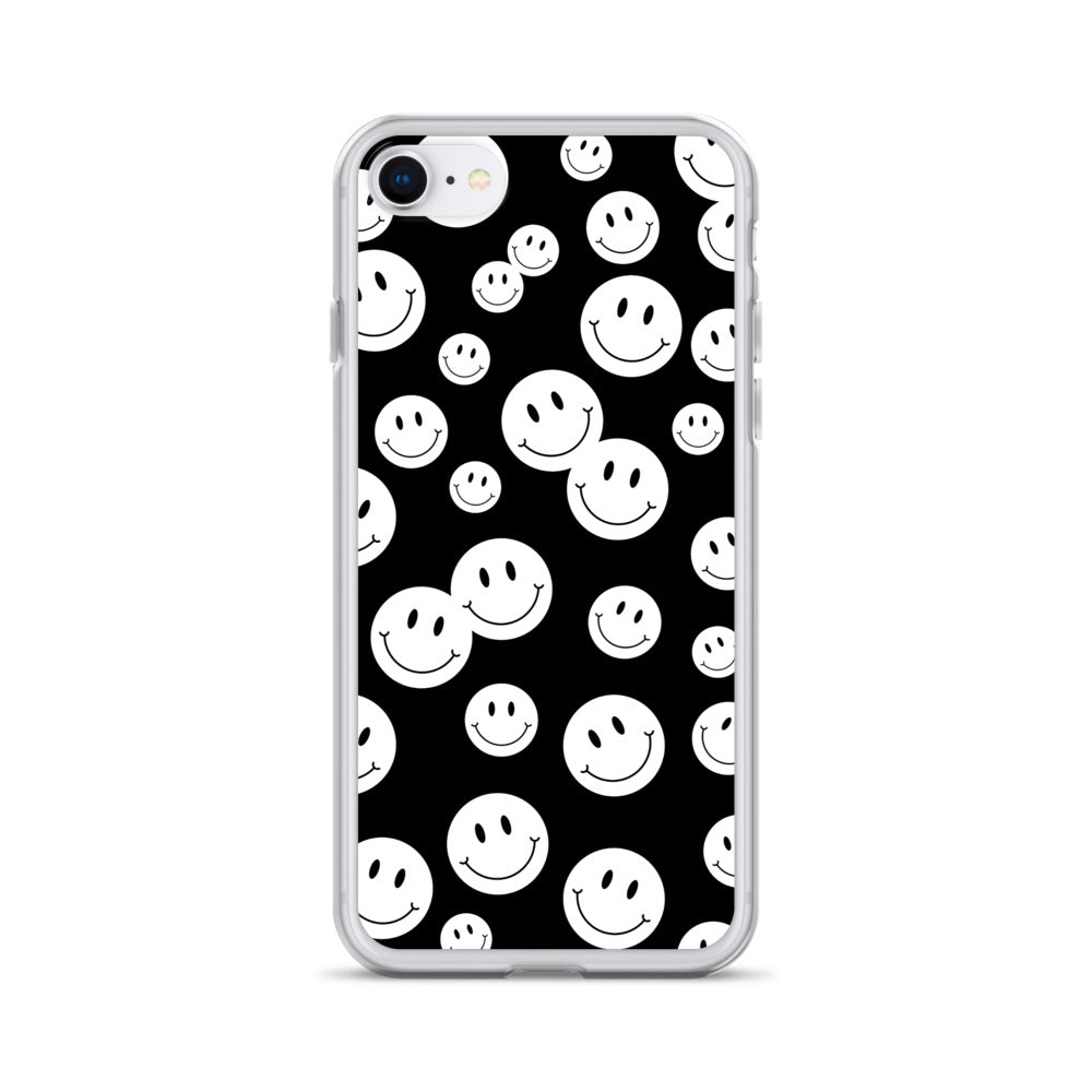 Black and White Smile - Clear Case