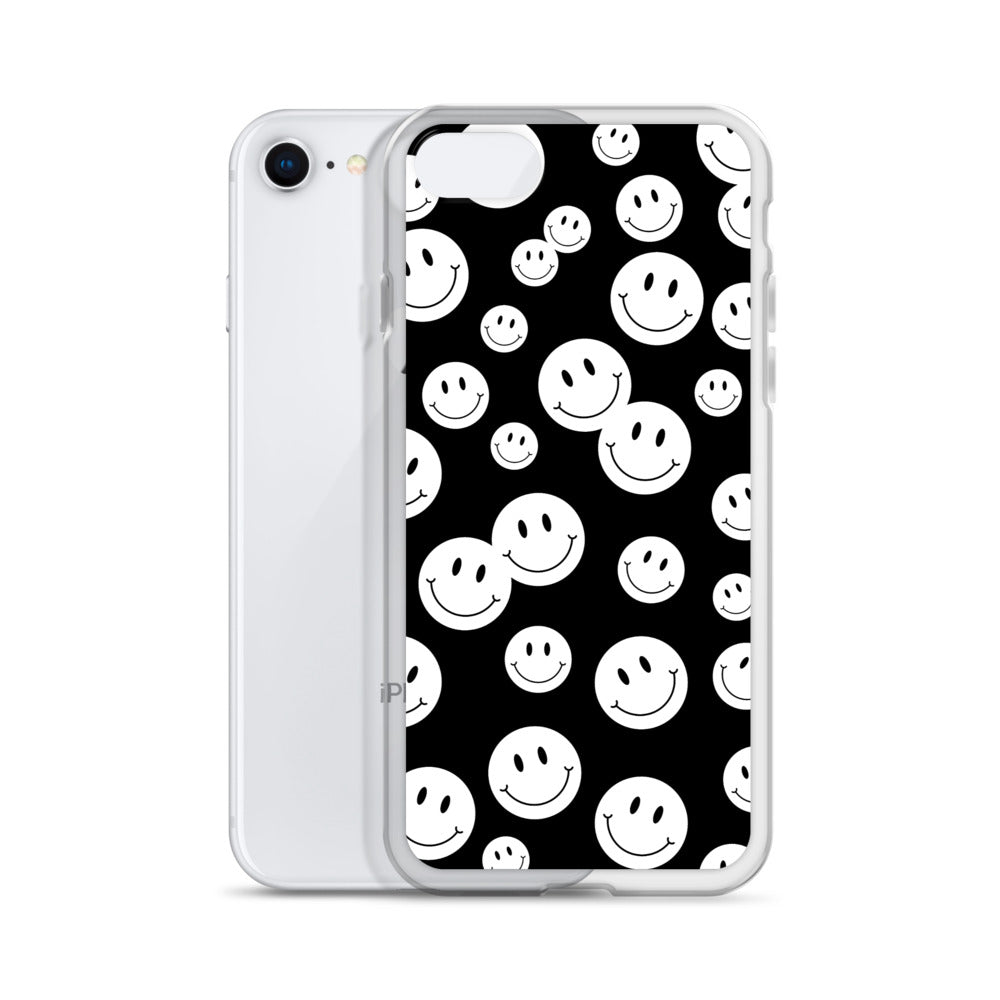 Black and White Smile - Clear Case