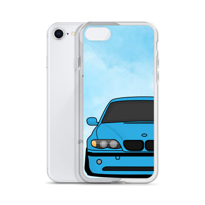 Blue Car - Clear Case