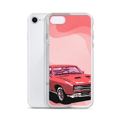 Pink Car - Clear Case