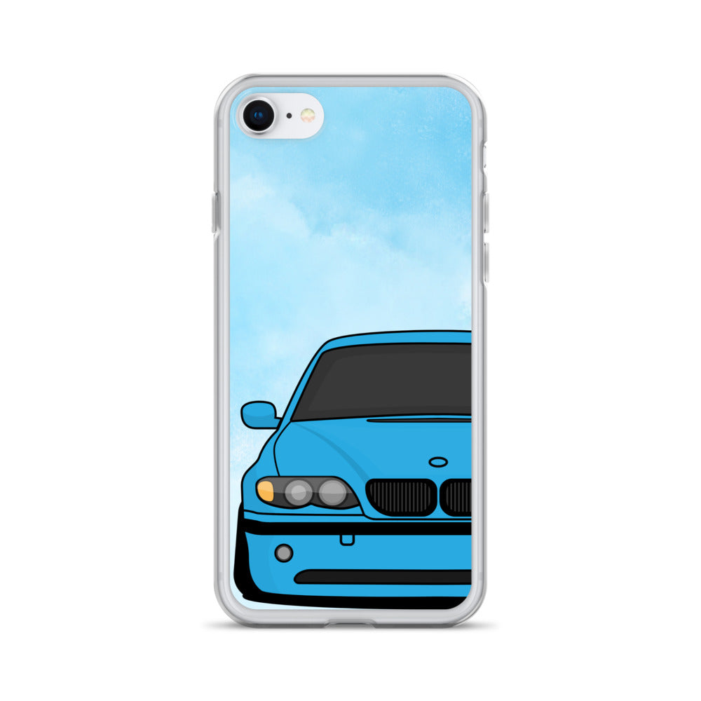 Blue Car - Clear Case