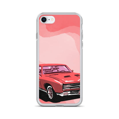 Pink Car - Clear Case