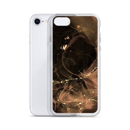 Gold Smoke Screen - Clear Case