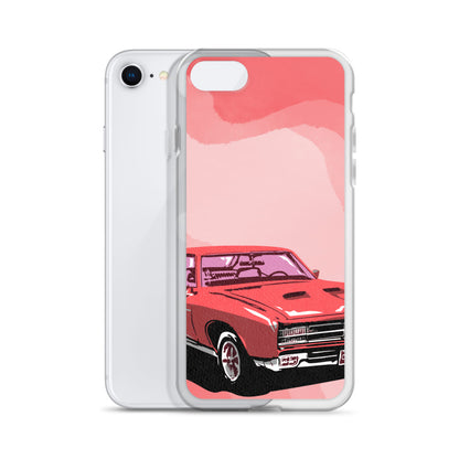 Pink Car - Clear Case