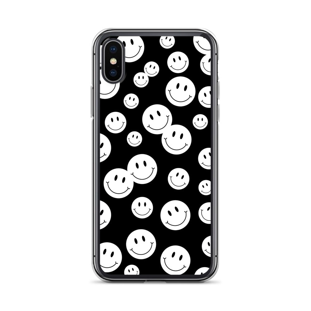 Black and White Smile - Clear Case