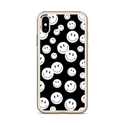 Black and White Smile - Clear Case