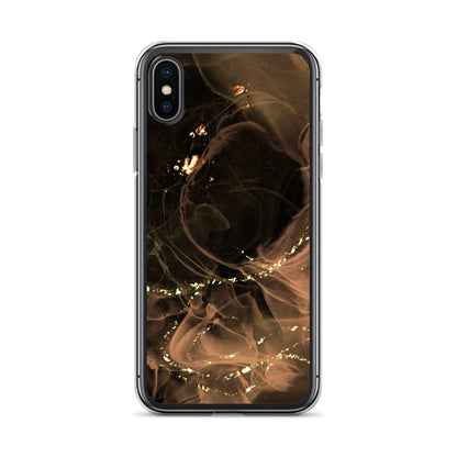 Gold Smoke Screen - Clear Case